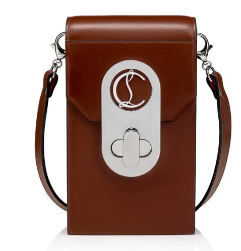 日本未発売色 【持ちはこぶ電話を掛ける入れ】クリスチャン ルブタン エリザ NUDE6 Christian Louboutin Elisa Phone Pouch NUDE 6