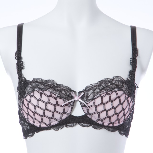 50%OFF セール リズシャルメル LISE CHARMEL ブラ ブラジャー 3/4ノンパテッド 私は告白する レディース 下着 インポート 高級 ランジェリー セクシー 脇肉 レース 黒 ピンク B C カップ パッドなし Lc235AR ACC3085｜ギフトのお店 シェリマ