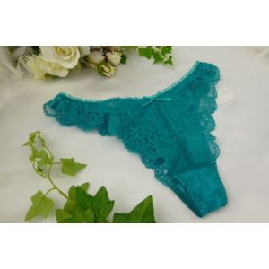 【ポイント5倍】 チェスニー ビューティ CHASNEY BEAUTY Tバック タンガ Chicago Lace レディース 下着 インポート 高級 ランジェリー セクシー 総 レース 透け 透け透け リボン 大人 かわいい フリル 青 グリーン S M L CB870/29 Cb016TQ 4,428円