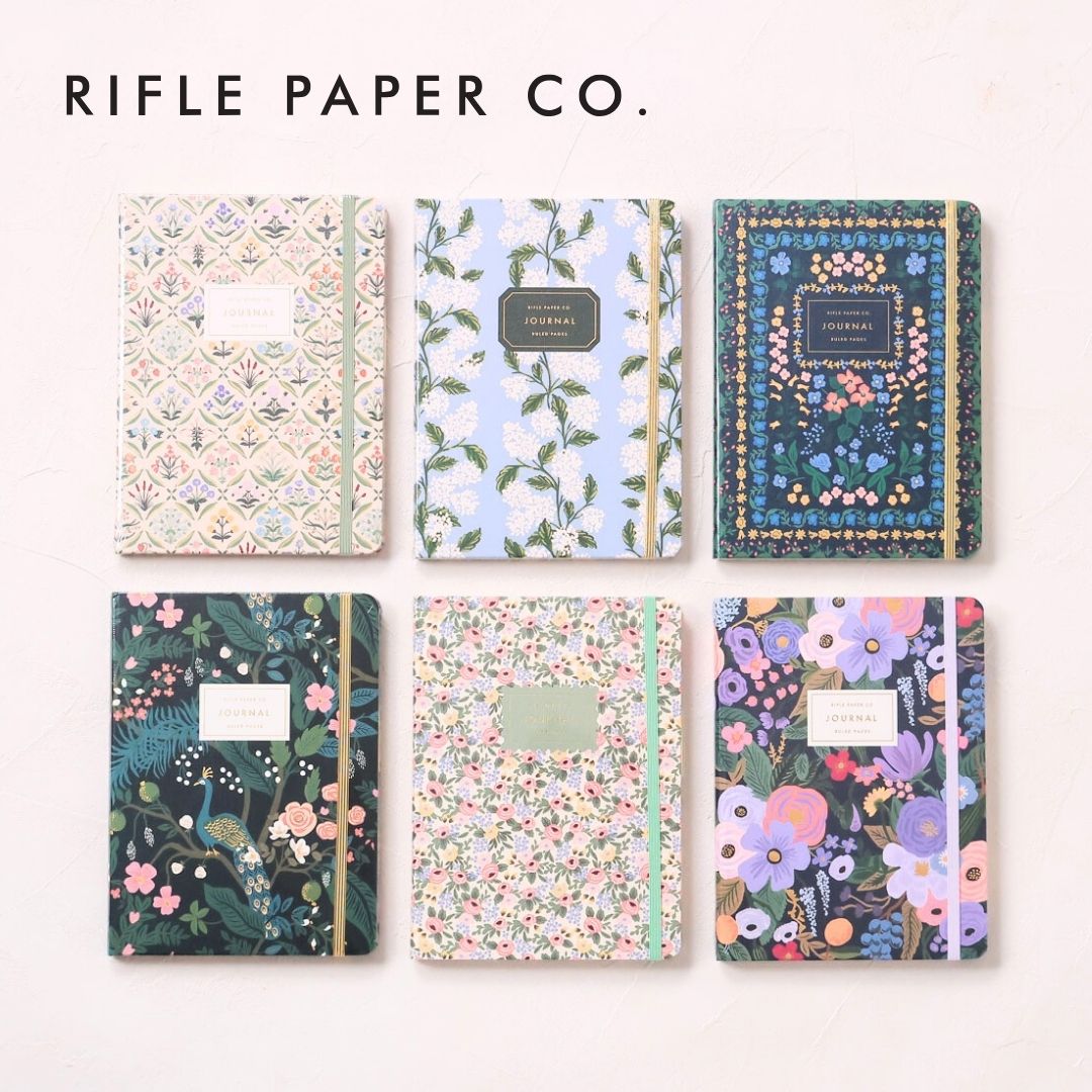 ライフルペーパー RIFLE PAPER CO. ペン付きノート ハードカバーノート ボールペン アメリカ 罫線あり 可愛い おしゃれ 持ち歩き 日記 プレゼント ギフト a5 ノート 15×20cm JWM00 Fi004 4,330円