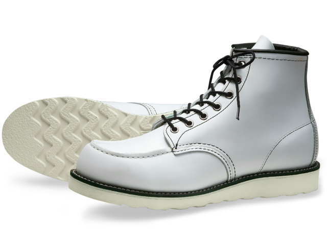 white red wing boots