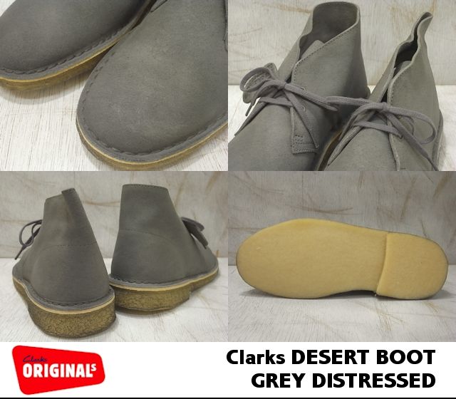 clarks grey boots