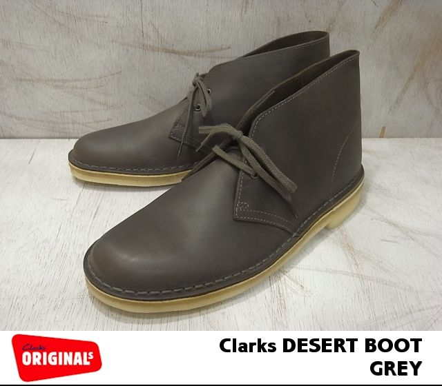 gray clarks desert boots