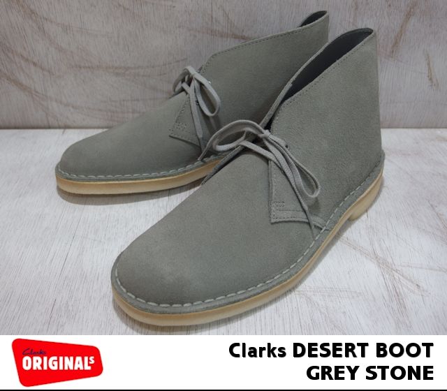 clarks desert boot grey