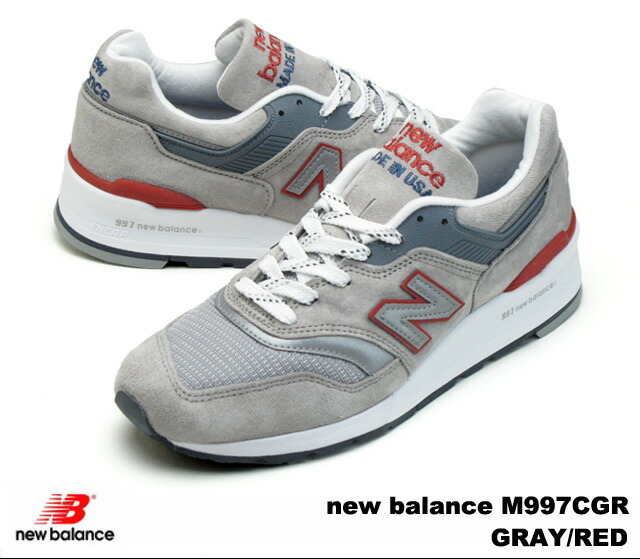 new balance grey red