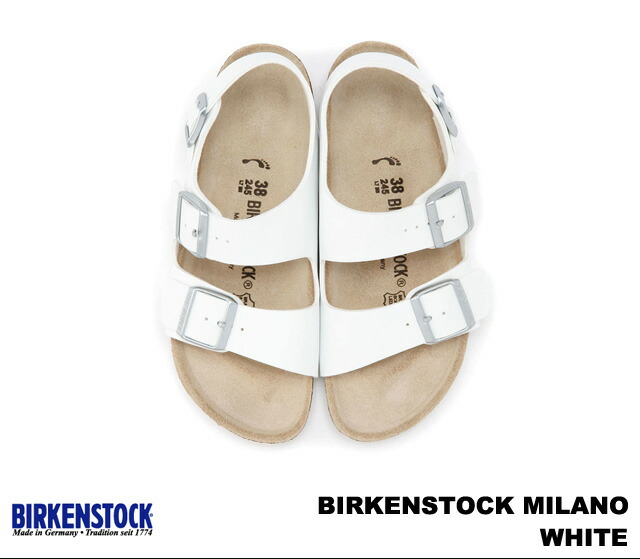 楽天市場 ビルケンシュトック ミラノ メンズ レディース サンダル ホワイト Birkenstock Milano White 幅広 幅狭 Premium One