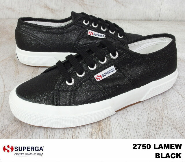 Sneaker SUPERGA 2750LAMEW s001820 999 BLACK Sneaker SUPERGA 2750LAMEW s001820 999 BLACK