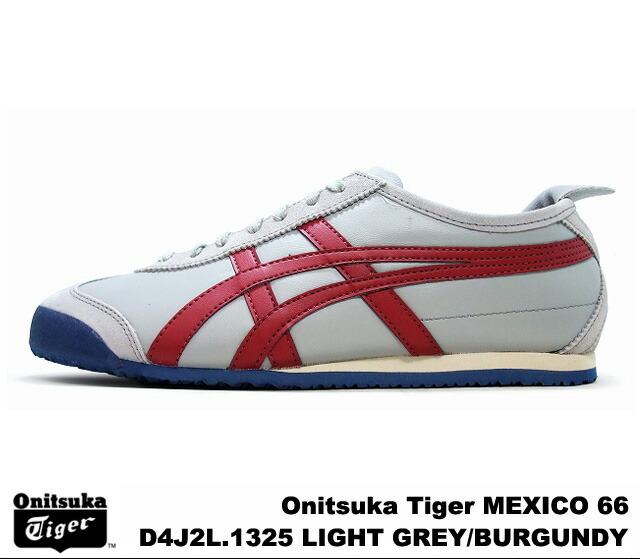 Onitsuka tiger mexico 66 light grey burgundy Clearance