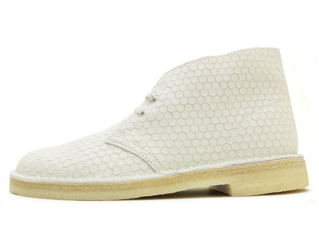 white suede clarks