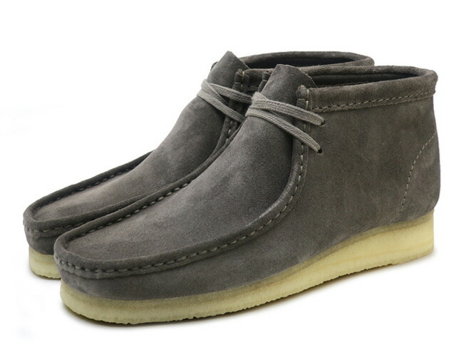 grey wallabee clarks