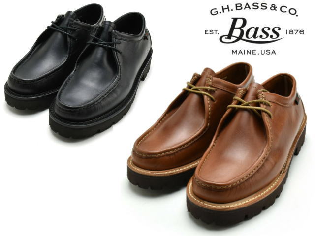 G.H.バス ウォレス チロリアンシューズ メンズ ローファー 革靴 ブラック ブラウン 黒 茶 G.H BASS WALLACE 上品