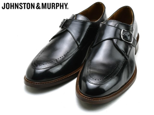 JOHNSTON & MURPHY　ダブルモンクストラップ　レザーシューズ　7 JOHNSTON & MURPHY ダブルモンクストラップ レザーシューズ 7