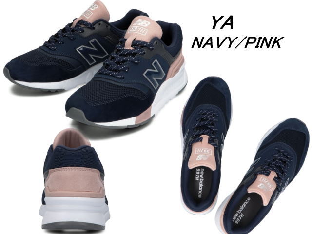 楽天市場 ニューバランス 997 New Balance レディース Cw997h Bp Ya スニーカー ピンク ネイビー Premium One