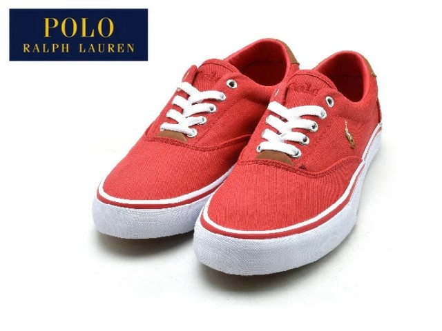 上質で快適 楽天市場 ポロ ラルフローレン Polo Ralph Lauren Thorton Red レッド スニーカー メンズ Sneaker Premium One 最先端 Www Faan Gov Ng