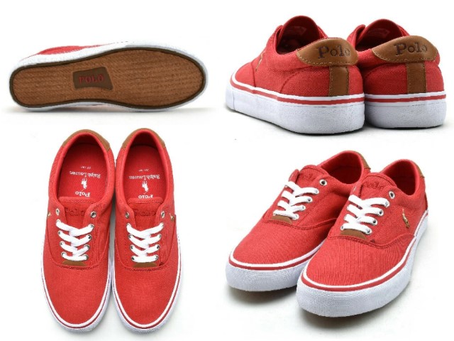 上質で快適 楽天市場 ポロ ラルフローレン Polo Ralph Lauren Thorton Red レッド スニーカー メンズ Sneaker Premium One 最先端 Www Faan Gov Ng