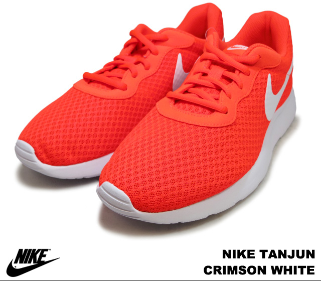 ナイキ タンジュン クリムゾン ホワイト Nike Tanjun 810 Total Crimson White メンズ スニーカー Premium One