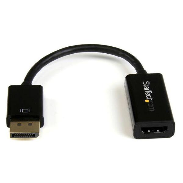 StarTech DP2HD4KS [DisplayPort - HDMI 4K オーディオ/ビデオ アクティブ変換アダプタ] 【同梱配送不可】【代引き・後払い決済不可】【沖縄・北海道・離島配送不可】