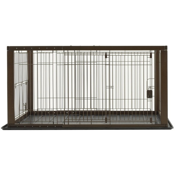 楽天市場】犬 サークル Richell リッチェル 木製スライドペット