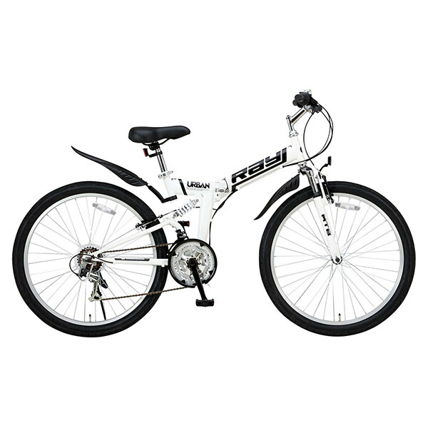 Raychell MTB-2618RR ホワイト [折りたたみマウンテンバイク(26インチ・18段変速)] 【同梱配送不可】【代引き・後払い決済不可】【沖縄・北海道・離島配送不可】 メーカー直送