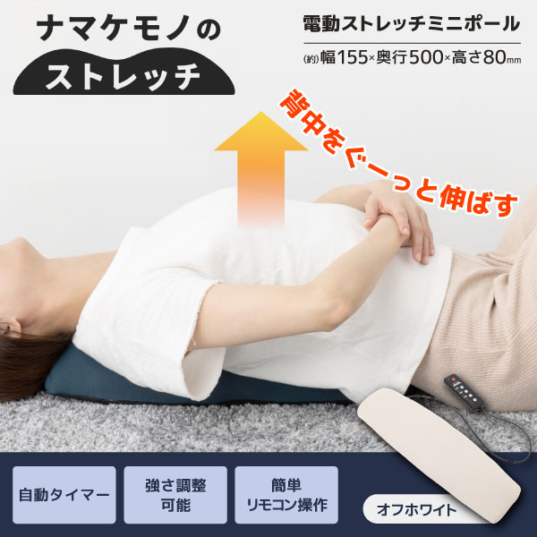 SMS4301OW GDT オフホワイト ナマケモノのストレッチ [電動ストレッチミニポール]｜総合通販PREMOA 店