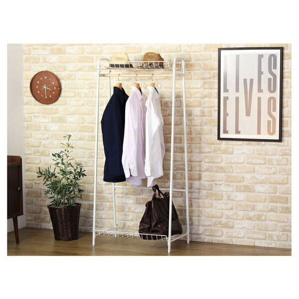 楽天市場】ヴィンテージ風ハンガーラック スチール ハンガー コート