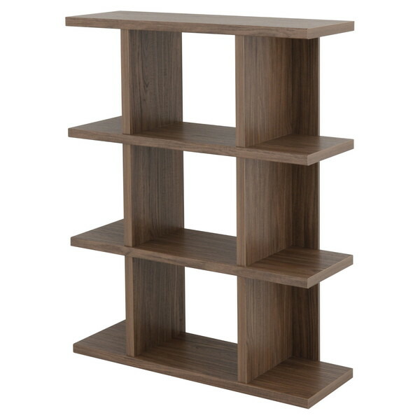 楽天市場】シェルフ ブラウン 幅90 オープンシェルフ 本棚 ラック 棚