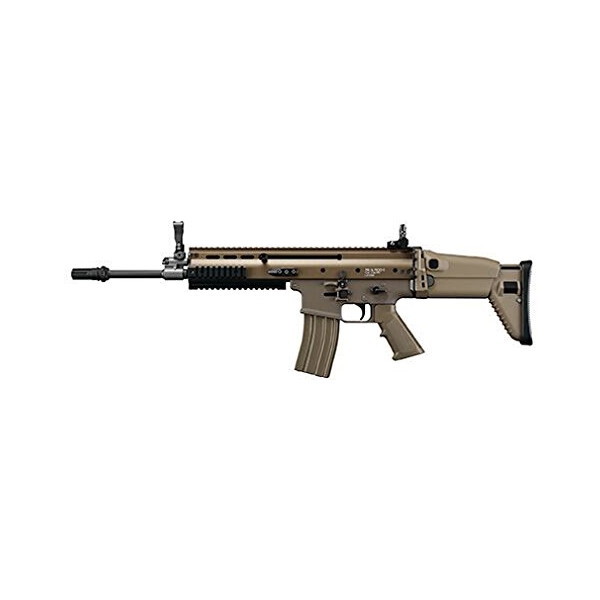東京マルイ SCAR-L （F.D.E.） No.12 フラット・ダークアース [ 次世代電動ガン（対象年令18才以上） ] サバゲー エアガン 電動ガン 次世代 ライフル マシンガン カラス 害鳥 スズメ ネズミ除け コスプレ 小道具 威力 飛距離 精度 重厚感 安全装置 お手頃｜総合通販PREMOA 店