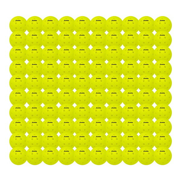フランクリン PAD52843X X-40 Pickleball-Optic-100Pack Box イエロー Franklin