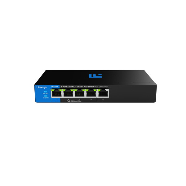 LN2305P-AH Linksys LN2305P-AH LINKSYS 5-PORT 2.5G MULTI-GIG UNMANAGED PoE+ SWITCH [HUB]