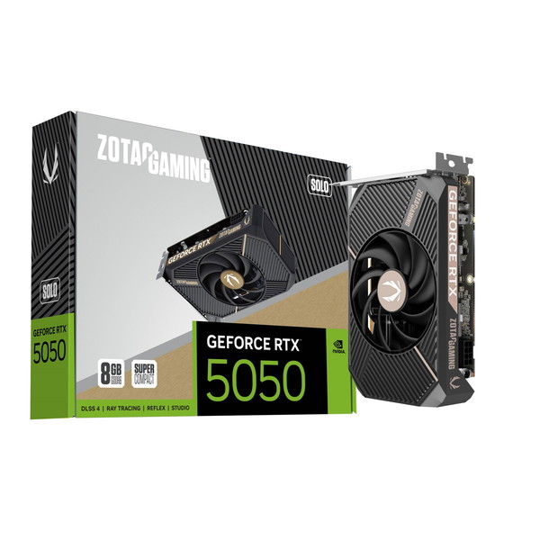 RTX5050SOLO8G/ZT-B50500G-10L ZOTAC ブラック GAMING GeForce RTX 5050 SOLO 8GB [グラフィックボード]【KK9N0D18P】｜総合通販PREMOA 店