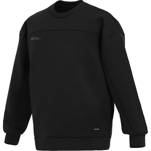 スフィーダ フットサルウエア SA-25103 BLK WARM PES スウェットクルー M SFIDA Black|総合通販PREMOA 店