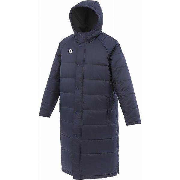 スフィーダ フットサルウエア SA-24854 NVY BP パデッドロングコート LINE 2XL SFIDA ネイビー｜総合通販PREMOA 店