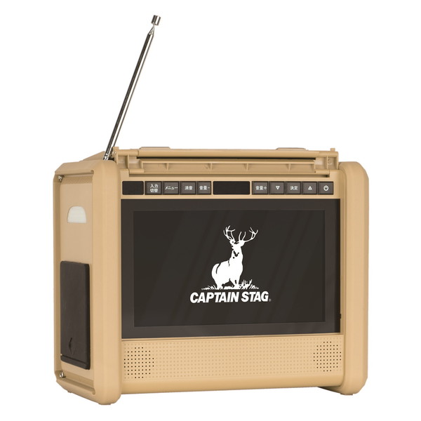 UW-4511 CS Portable Battery 500 TV(ベージュ) CAPTAIN STAG
