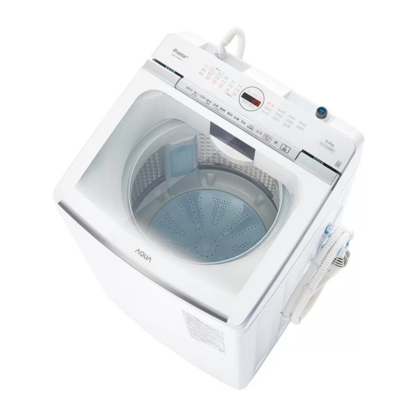 楽天市場】洗濯機 8kg アクア AQUA AQW-VX8A-W ホワイト 白 Prette 