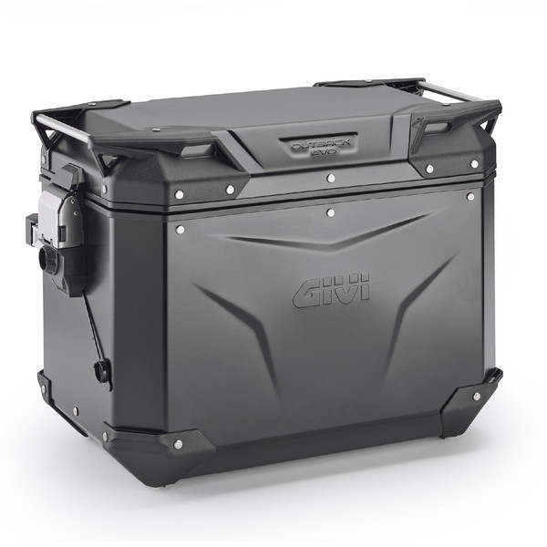 D61288 GIVI(ジビ) バイク用 サイドケース 48L アルミ製 キーシリンダー別売 スマートセキュリティロック対応 TREKKER OUTBACK EVO SMARTシリーズ OBKEV48BR 右側用 ブラック 61288 デイトナ