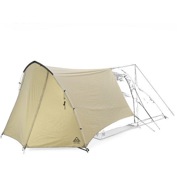 D61340 neGla(ネグラ) バイク用 タープ 原付収納可能 MAEHIRO SHELTER MID(マエヒロシェルター ミッド) コヨーテ 61340 デイトナ｜総合通販PREMOA 店