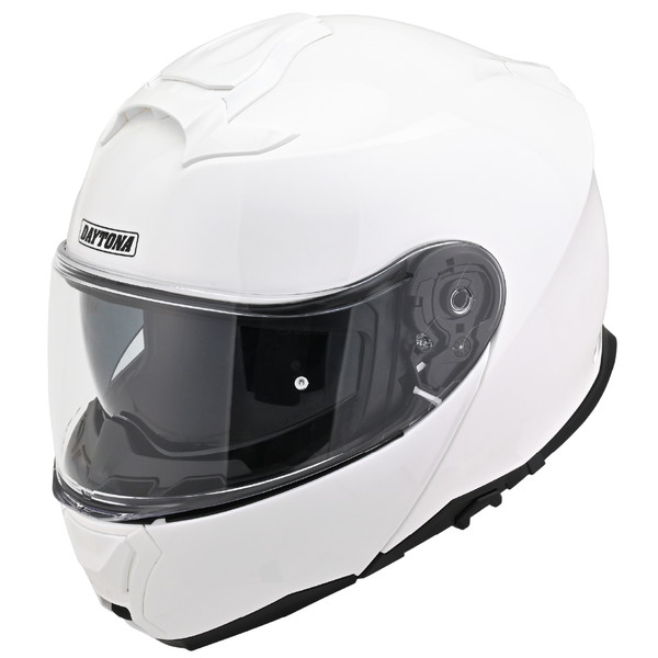 D61138 DN010BTシステムヘルメットWH/M デイトナ バイク用 SG規格 高強度ABS フリップアップ ピンロックシート付属 インナーバイザー / スピーカーホール装備 ホワイト Mサイズ(57-58cm)|総合通販PREMOA 店