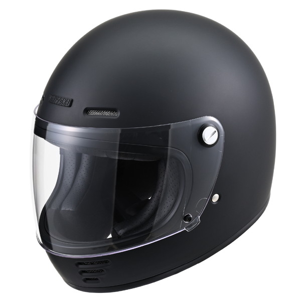 D61121 DN009CLフルフェイスヘルメットMBK/M デイトナ バイク用 SG規格 高強度ABS クラシック エアベンチレーション / スピーカーホール装備 マットブラック Mサイズ(57-58cm)|総合通販PREMOA 店