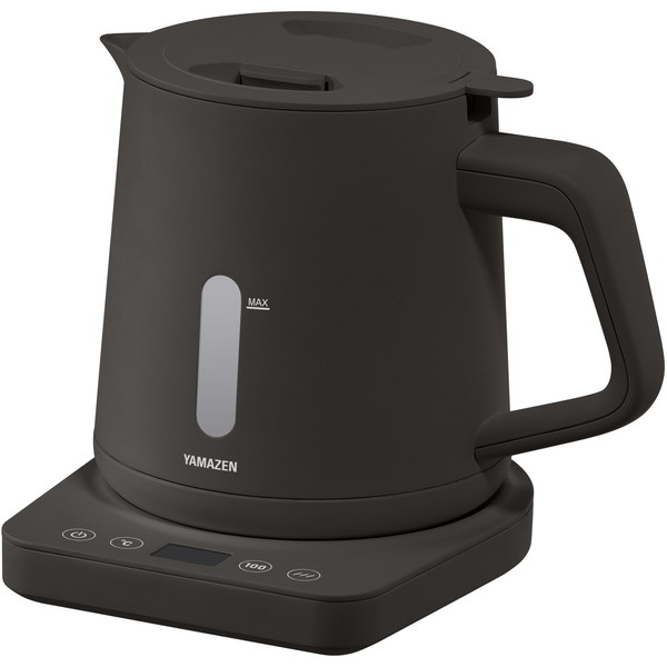 YKU-SC1210J(B) 山善 ブラック [温調電気ケトル (1.0L)] 7,710円