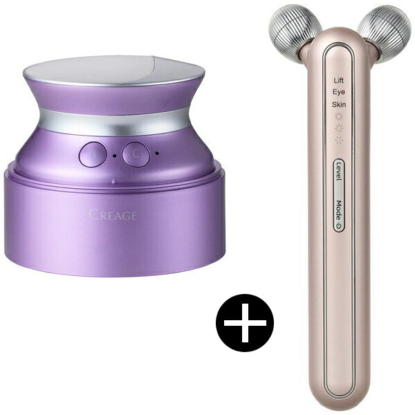ヤーマン 毛穴洗浄美顔器&美顔ローラーセット 洗顔ブラシ ソニックスパリフト EMS ローラーリフト リフトケア フェイシャルケア CR-08 SL02P2 正規販売店 お得 ギフト 美容 ご褒美 誕生日｜総合通販PREMOA 店