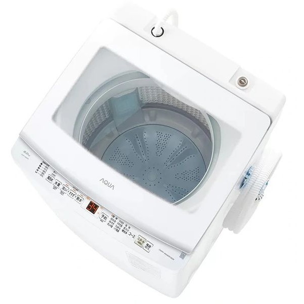 楽天市場】洗濯機 8kg アクア AQUA AQW-V8A-W ホワイト Vシリーズ 縦型