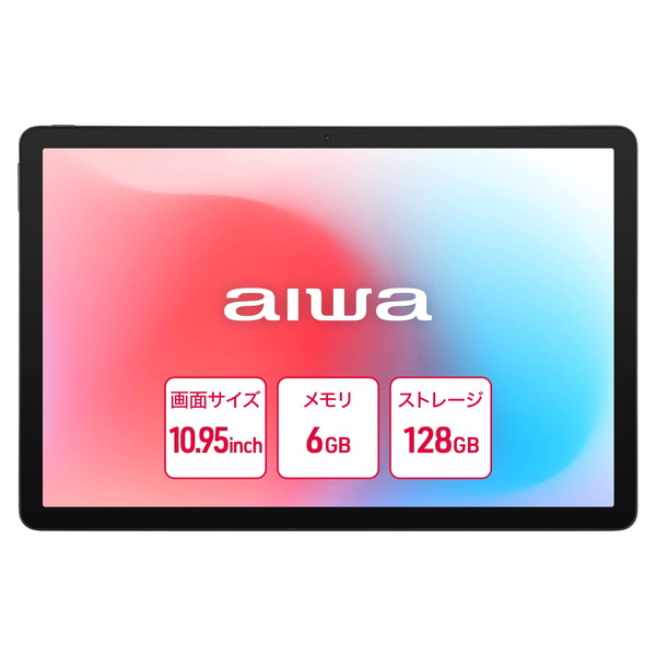 JA5-TBA1102 AIWA ダークグレー tab AS11L-2 [タブレットPC 10.95型 / Android / SIMフリー]
