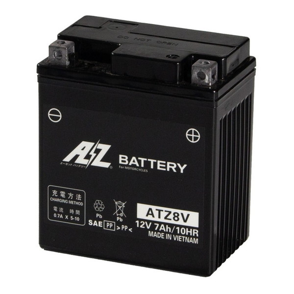 ATZ8V AZ 2輪バッテリー液入充電済 AZ