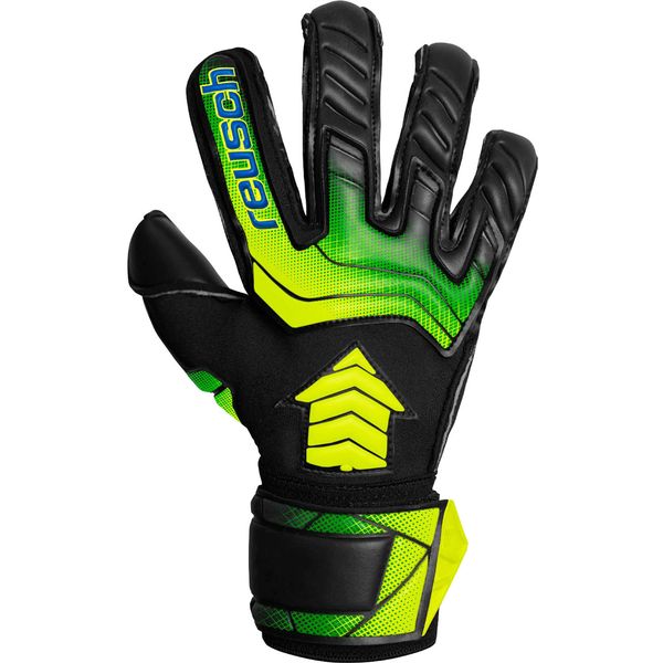 ロイシュ アトラクト AB1 ゴールドX ブラック/セイフティ イエロー/ブラック 7.5号 5560964 7052 REUSCH [キーパー手袋]｜総合通販PREMOA 店