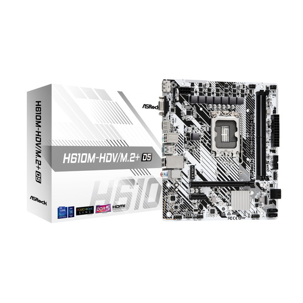 H610M-HDV/M.2+ D5 ASRock [Micro-ATXマザーボード]【KK9N0D18P】｜総合通販PREMOA 店