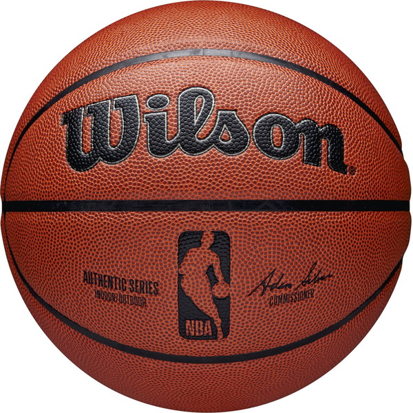 WZ2016501XB7 NBA AUTHENTIC インドア・アウトドア バスケットボール (ブラウン) 7号 ウィルソン