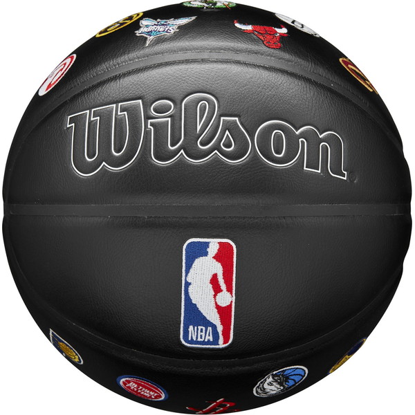 WZ4028601XB7 NBA ALL TEAM PREMIERE バスケットボール (オールチーム) 7号 ブラック ウィルソン|総合通販PREMOA 店