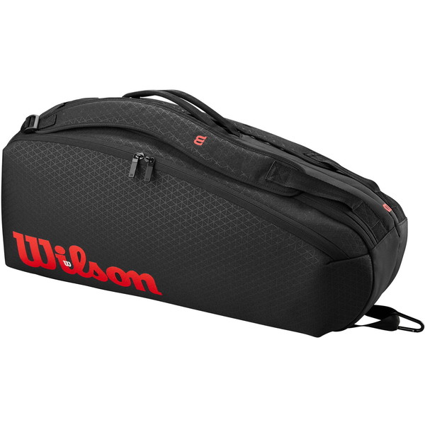 WR8038101001 CLASH V3 6PK RACQUET BAG BLACK/Infrared ウィルソン [テニスラケットバッグ]｜総合通販PREMOA 店