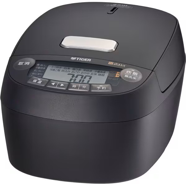 炊飯器 5.5合 タイガー TIGER JPV-X100-KO 炊きたて オフブラック 黒 圧力IH炊飯器 5.5合炊き 【KK9N0D18P】 エクプラ特選 27,193円