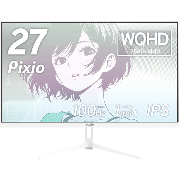 Pixio PX278 WAVEW-O ホワイト180Hz WQHD ゲーミングモニター PX278 Wave ホワイト PX278WAVEW-O [27型 /WQHD